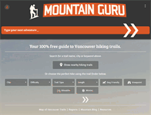 Tablet Screenshot of mountainguru.com